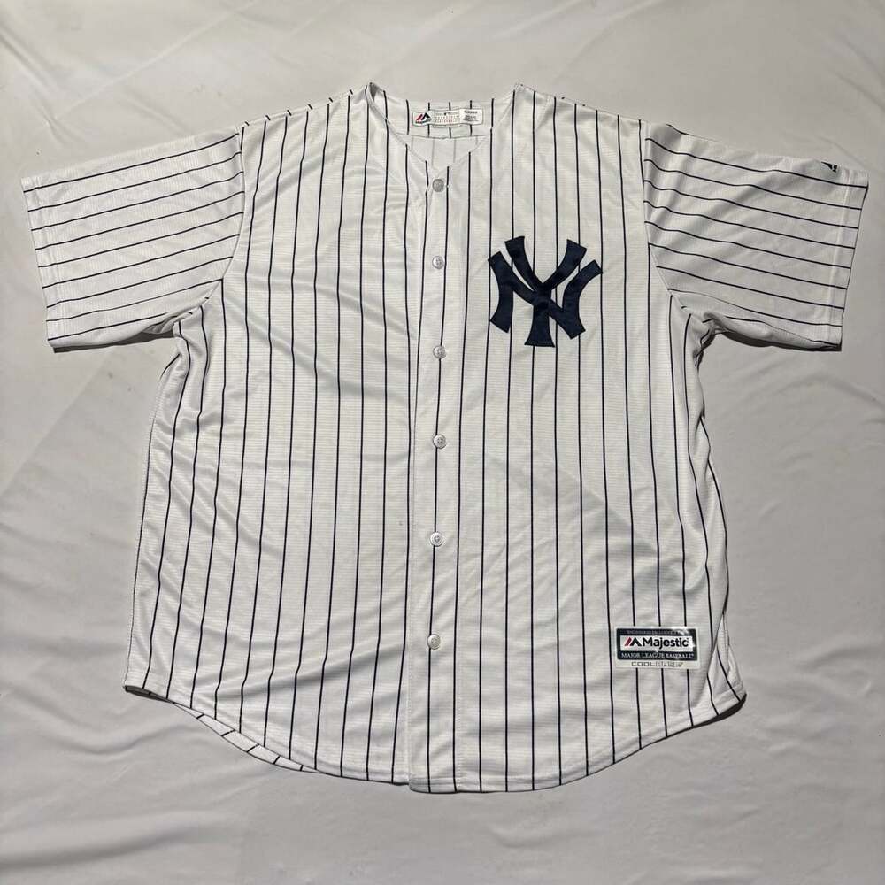 VTG Majestic Cool Base MLB New York Yankees Aaron Judge #99 Jersey Men's XL